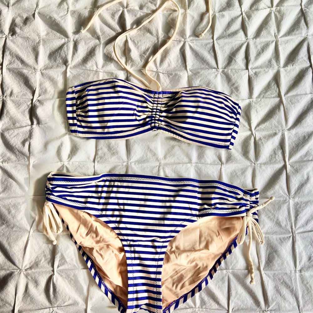 J.Crew Striped Bikini